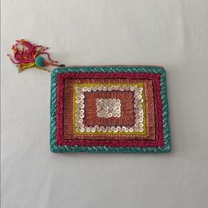 Anthropologie - Multicolor Beaded Clutch